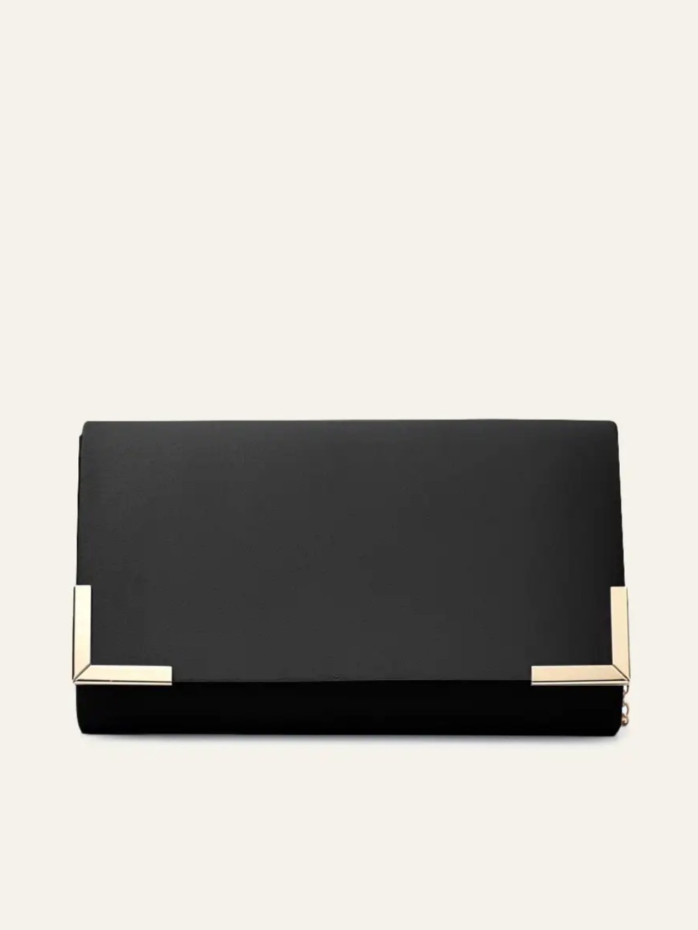 Matte Satin Envelope Clutch - Black NWOT